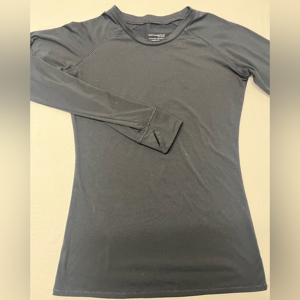 Black baselayer warm essentials cuddl duds